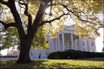 North side of the White House